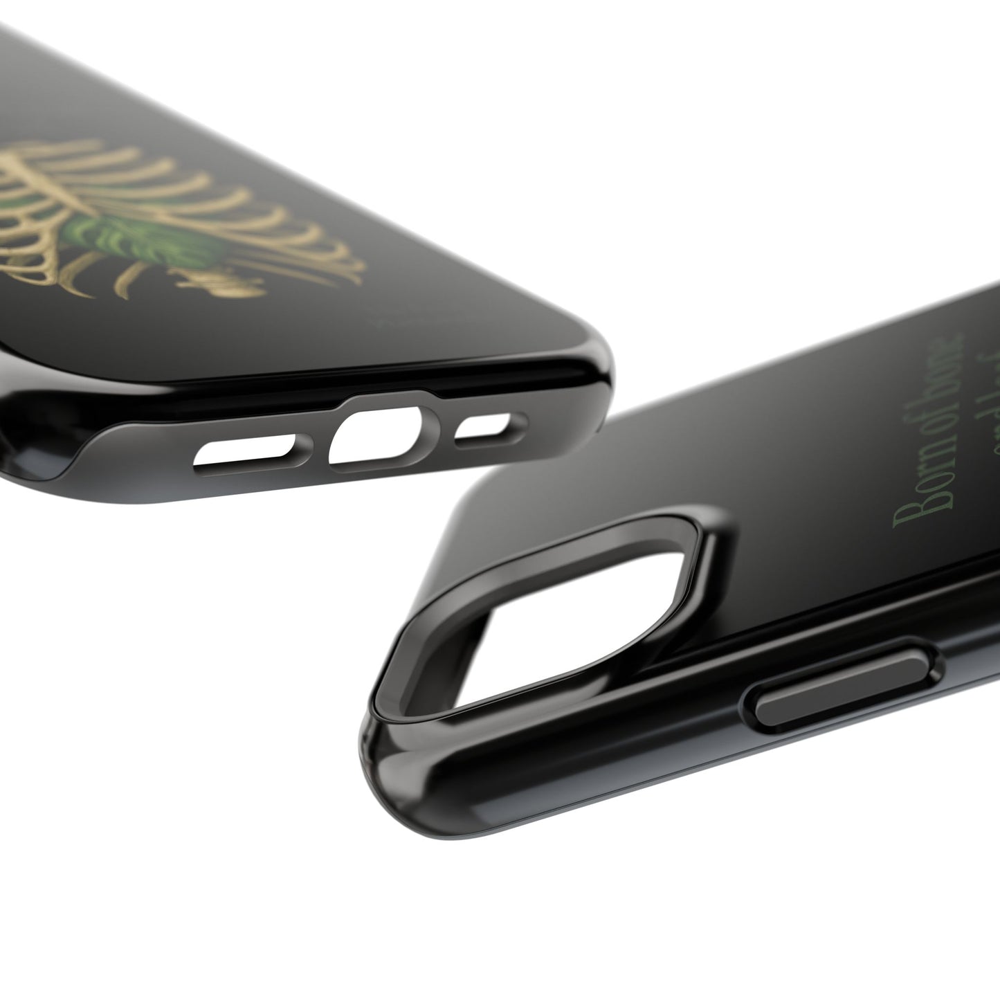 Born of Bone and Leaf Phone Case — Impact-Resistant iPhone Cover