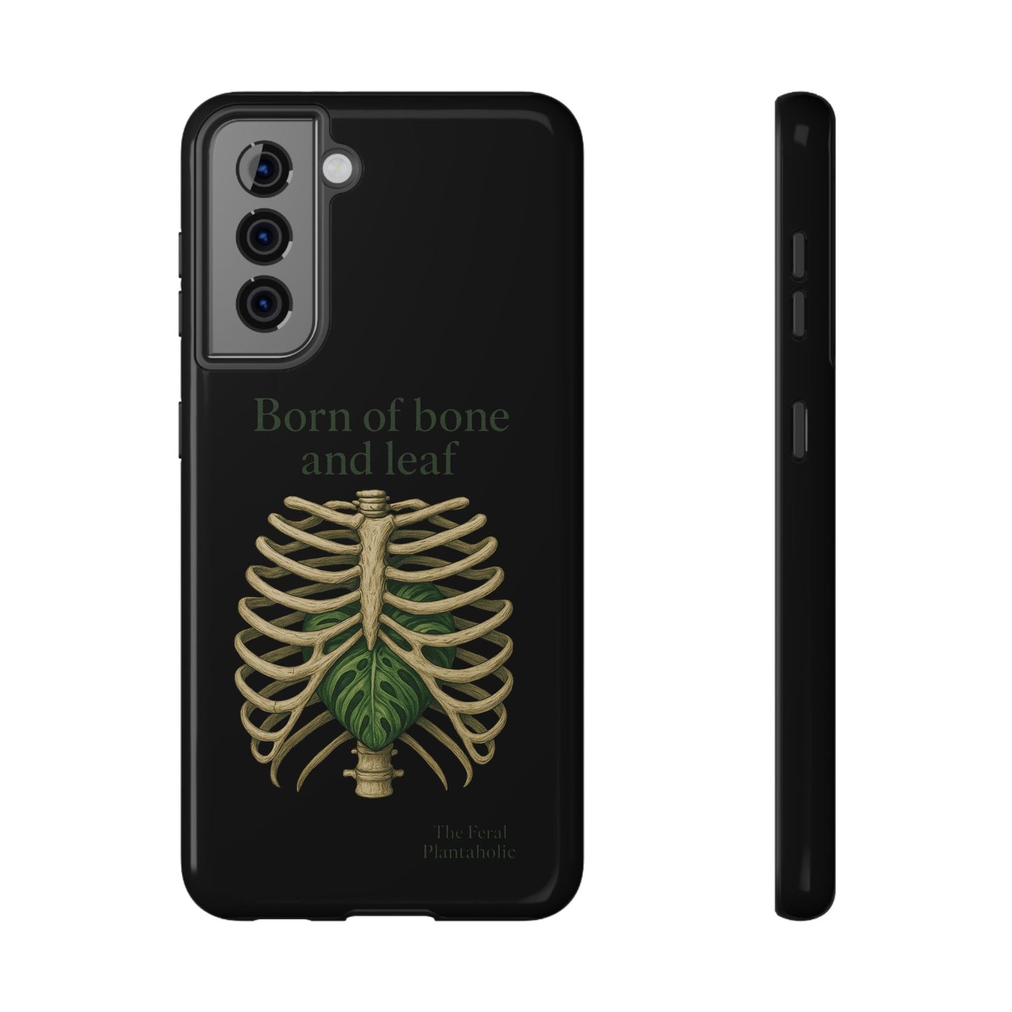 Born of Bone and Leaf Phone Case — Impact-Resistant iPhone Cover