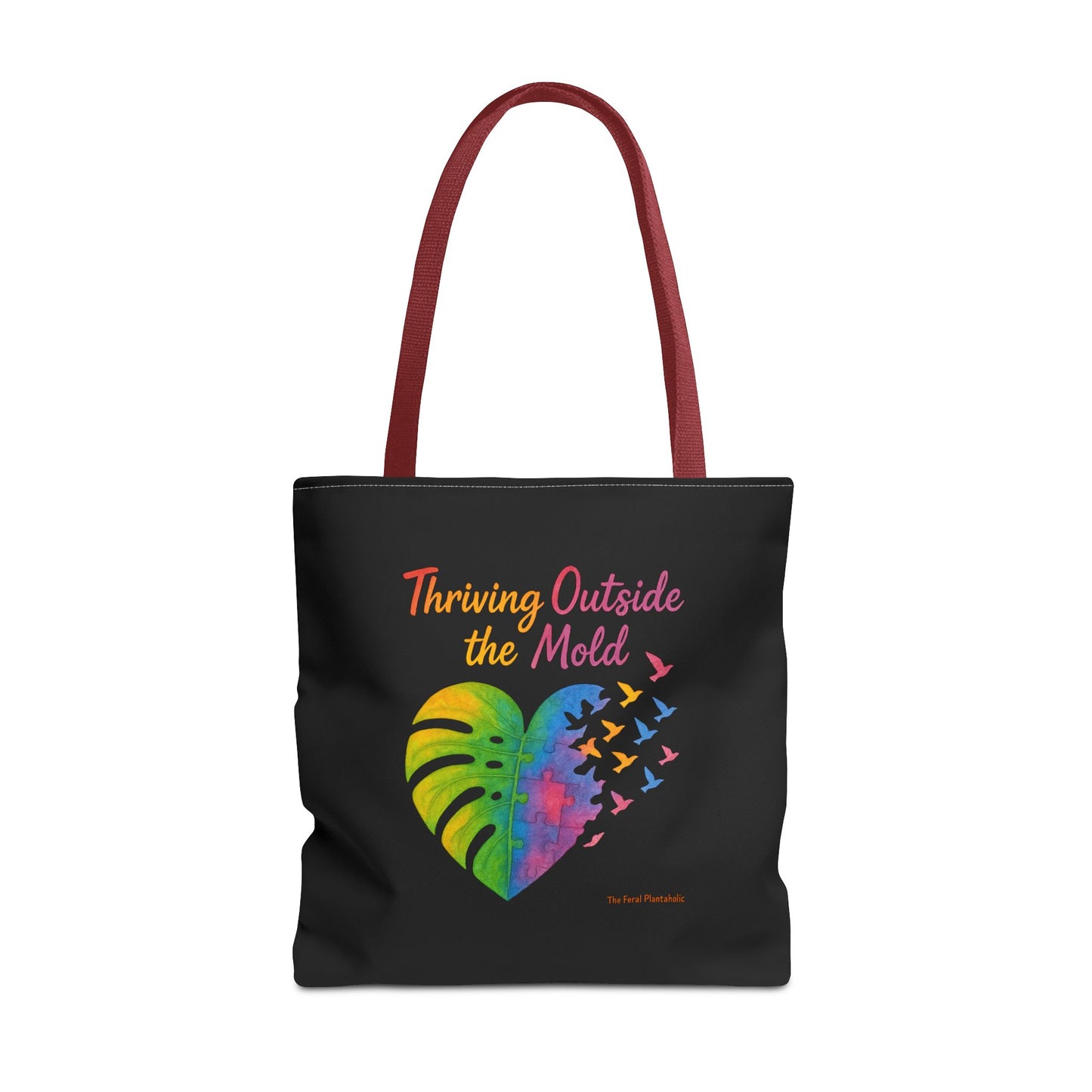 Vibrant Motivational Tote Bag | Thriving Outside the Mold | Eco-Friendly Bag, Inspirational Gift, Beach Tote, Everyday Carryall