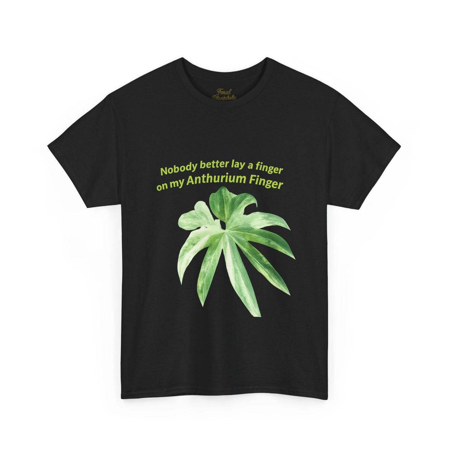 Anthurium Finger T-Shirt — Botanical Plant Lover Tee