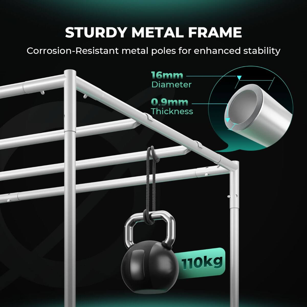 Mars Hydro 4' x 8' x 6' 8" (120cm x 240cm x 200cm) Indoor Grow Tent