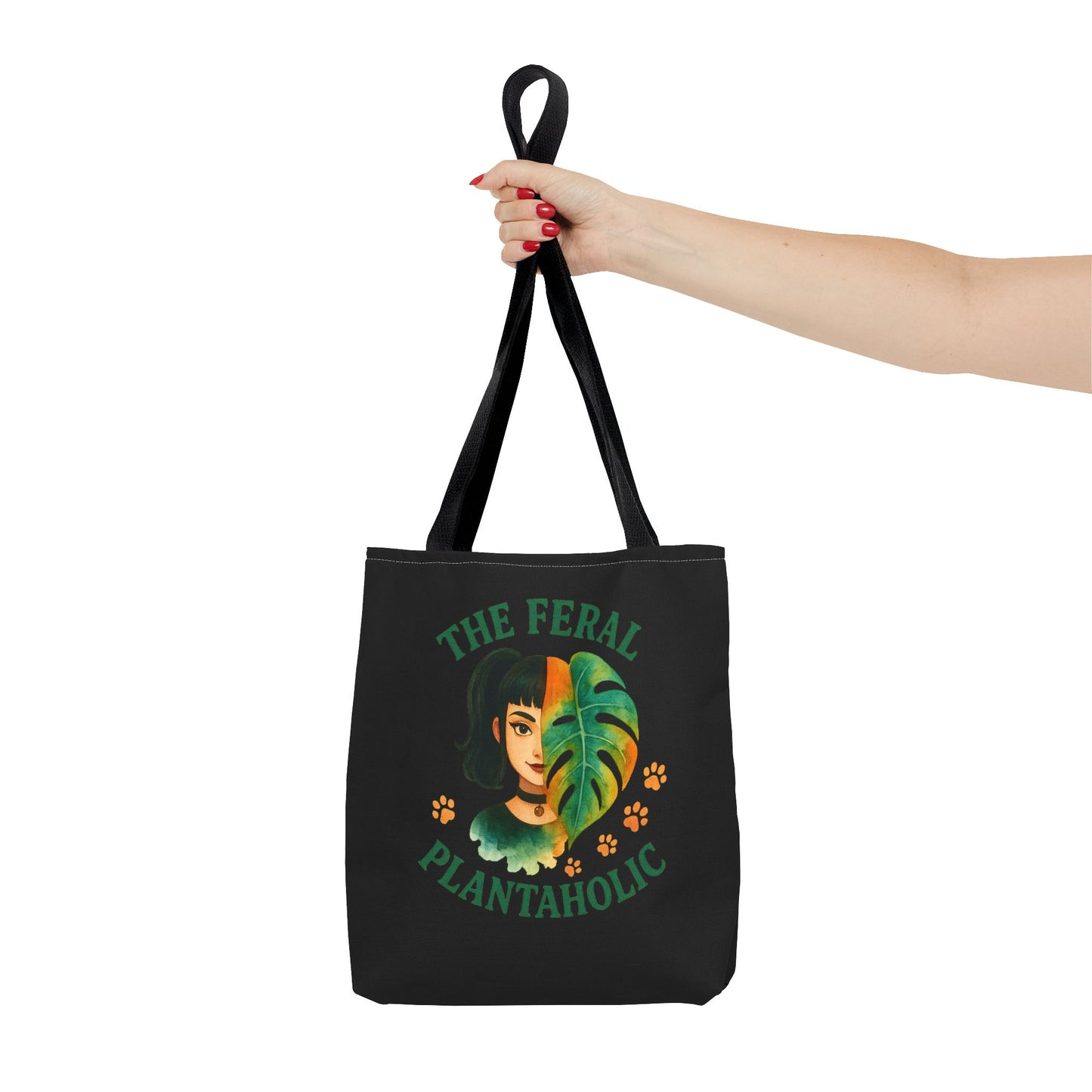 Feral Plantaholic Tote Bag - Eco-Friendly Shopper, Garden Lover Gift, Plant Enthusiast Bag, Botanical Art Tote, Green Thumb Accessory