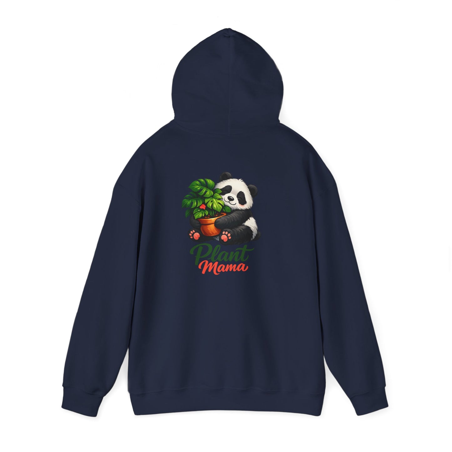 Plant Mama Hoodie — Cute Panda Holding Houseplant Sweatshirt