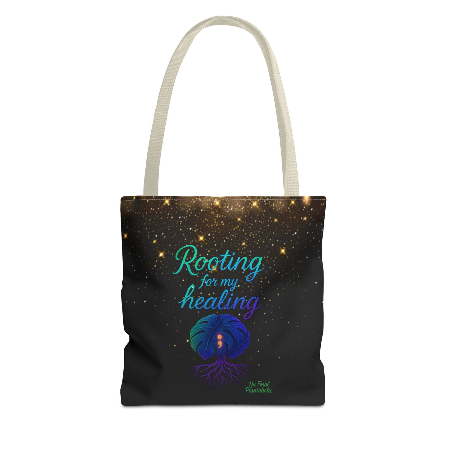 Healing Affirmation Tote Bag, Empowering Tote, Gift for Wellness, Inspirational Bag, Motivational Tote, Self-Care Accessory