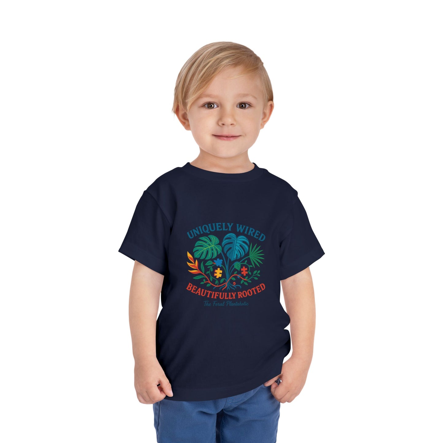 Tropical Vibes Toddler Tee - Uniquely Wired, Beautifully Rooted