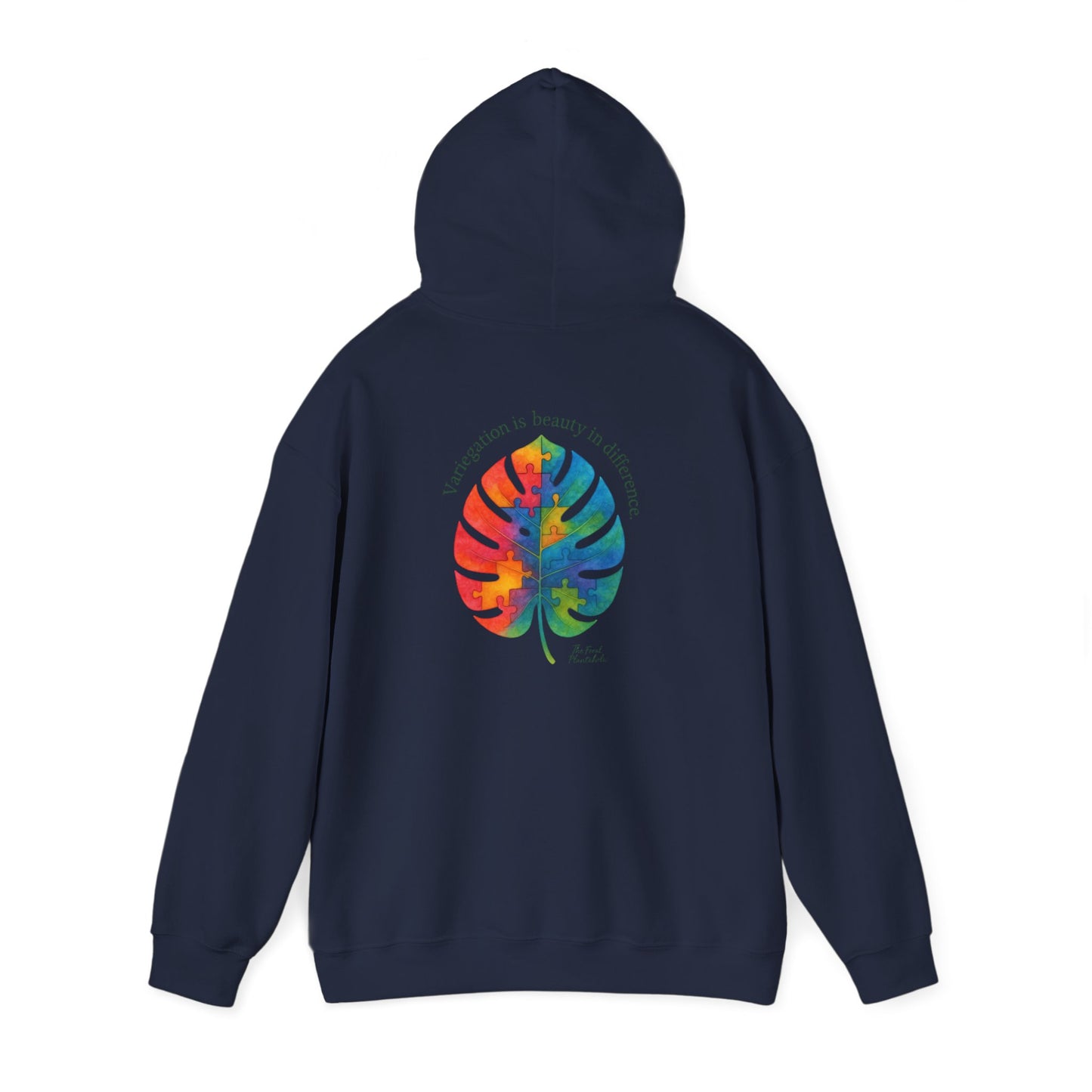 Tropical Vibes Hoodie | Unisex Heavy Blend™ Hooded Sweatshirt, Colorful Leaf Design, Cozy Gift, Casual Wear, Summer Essentials