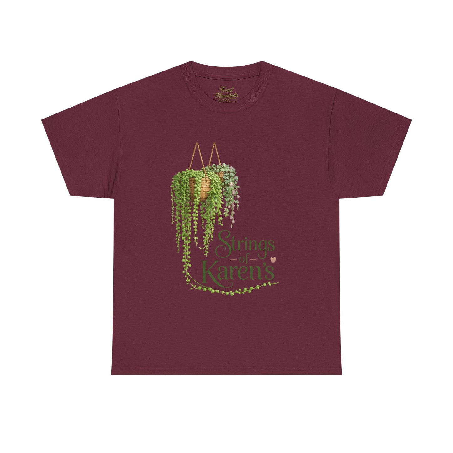 Strings of Karen's Plant Lover T‑Shirt — Hanging Pothos Graphic Tee