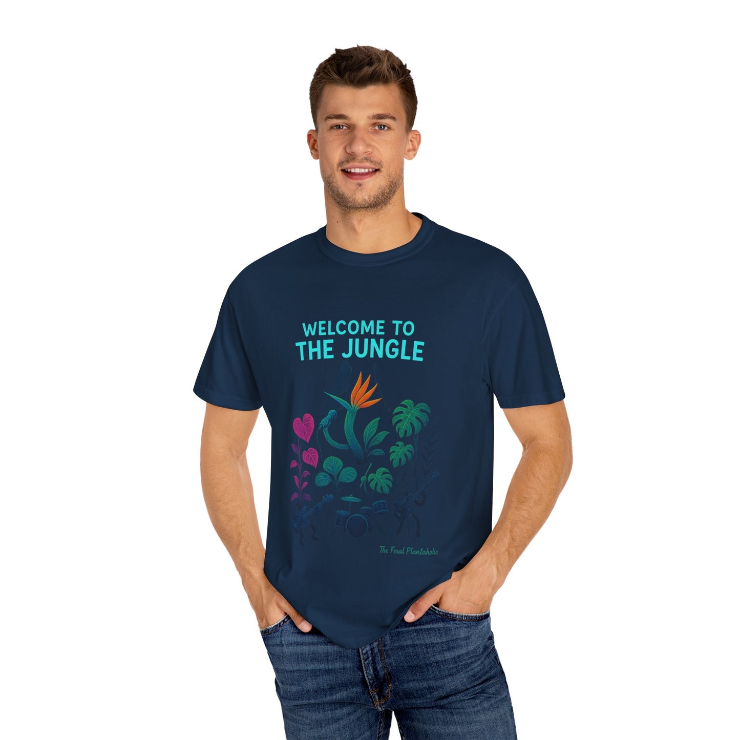 Welcome to the Jungle T-Shirt - Vibrant Unisex Tees for Nature Lovers, Music Festivals, Summer, Gifts, Eco-Friendly Fashion
