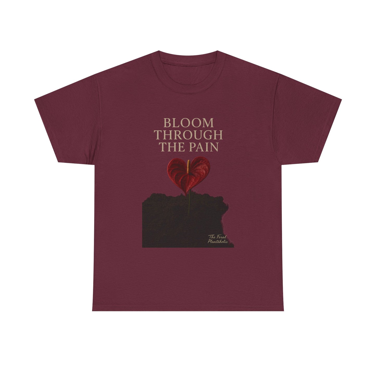 Bloom Through the Pain Unisex Heavy Cotton Tee | Inspirational Shirt, Motivational T-Shirt, Gift for Recovery, Grief Support, Mental [...]
