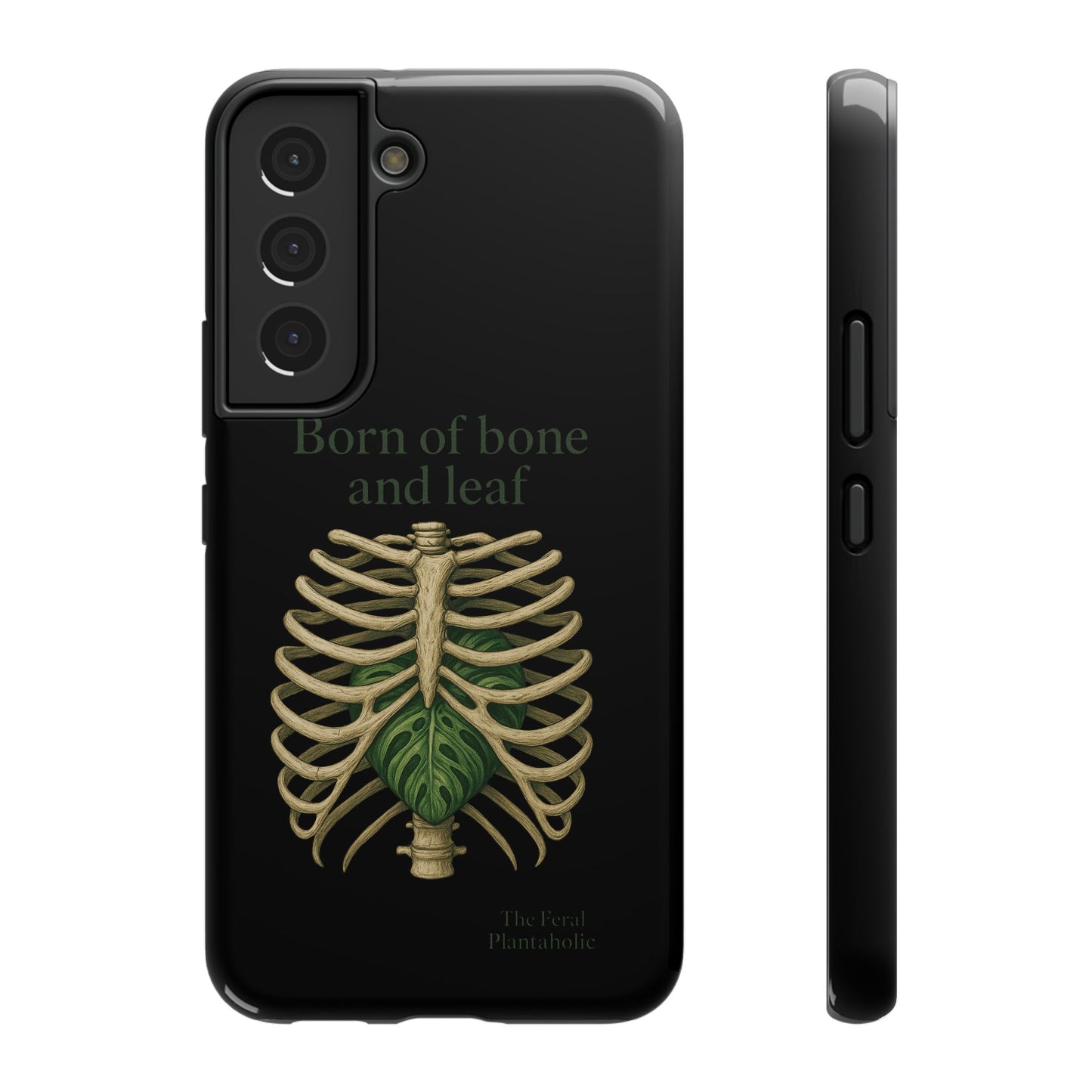 Born of Bone and Leaf Phone Case — Impact-Resistant iPhone Cover