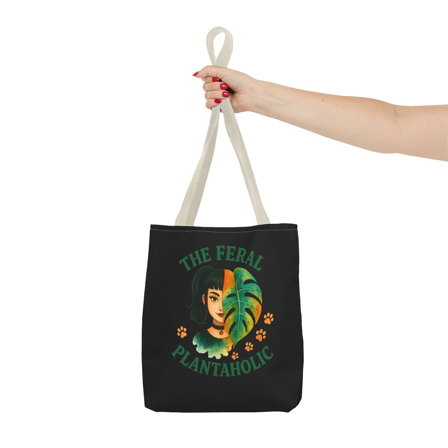 Feral Plantaholic Tote Bag - Eco-Friendly Shopper, Garden Lover Gift, Plant Enthusiast Bag, Botanical Art Tote, Green Thumb Accessory