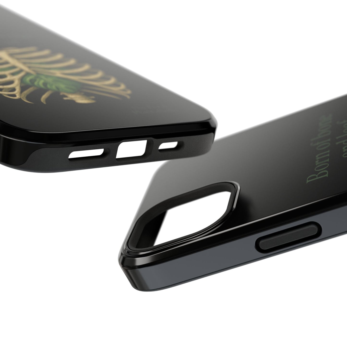 Born of Bone and Leaf Phone Case — Impact-Resistant iPhone Cover