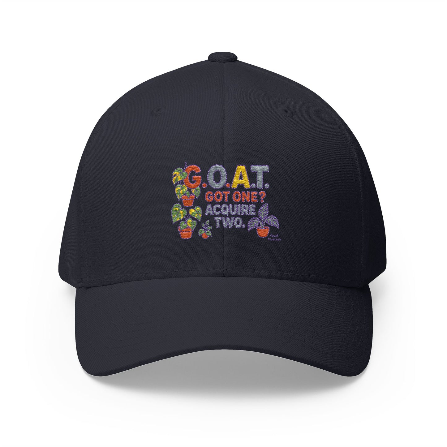 Embroidered Cap with Fun Design, Baseball Hat, G.O.A.T. Hat, Outdoor Gear, Gift for Sports Lovers, Adjustable Hat