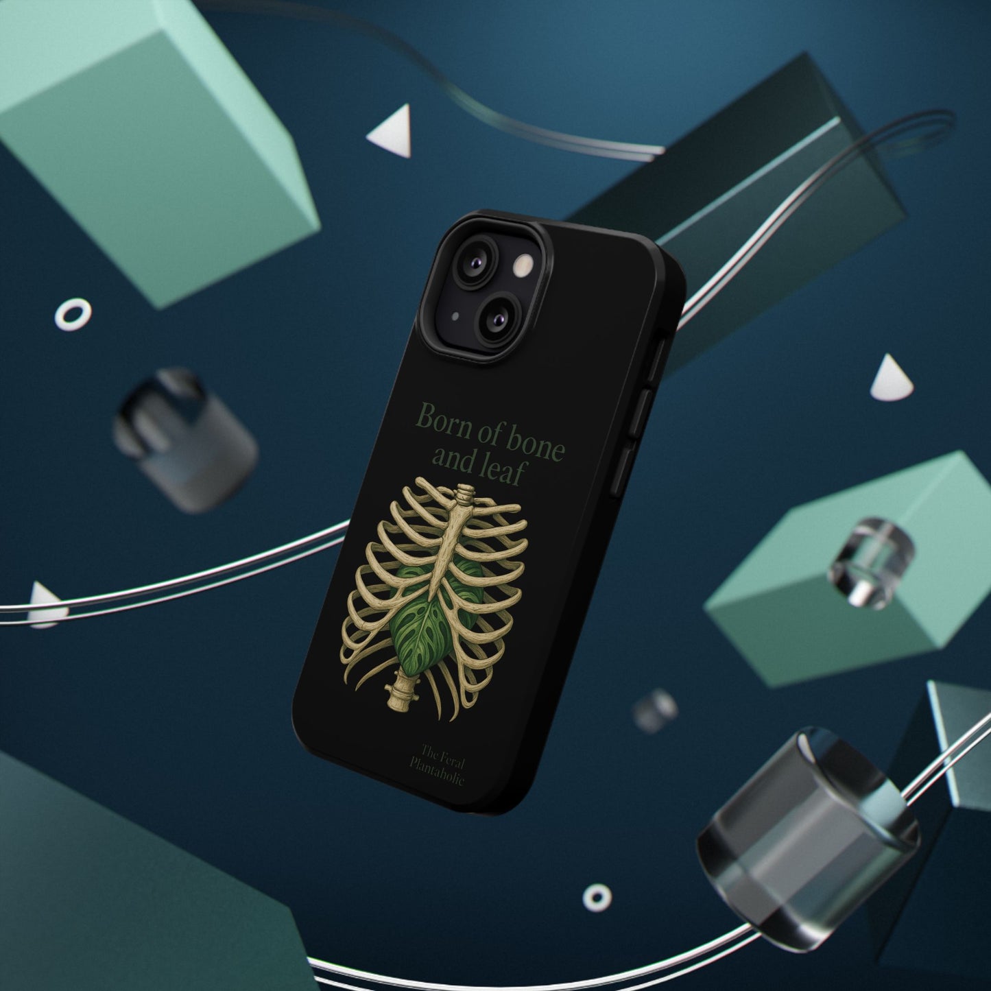 Born of Bone and Leaf Phone Case — Impact-Resistant iPhone Cover
