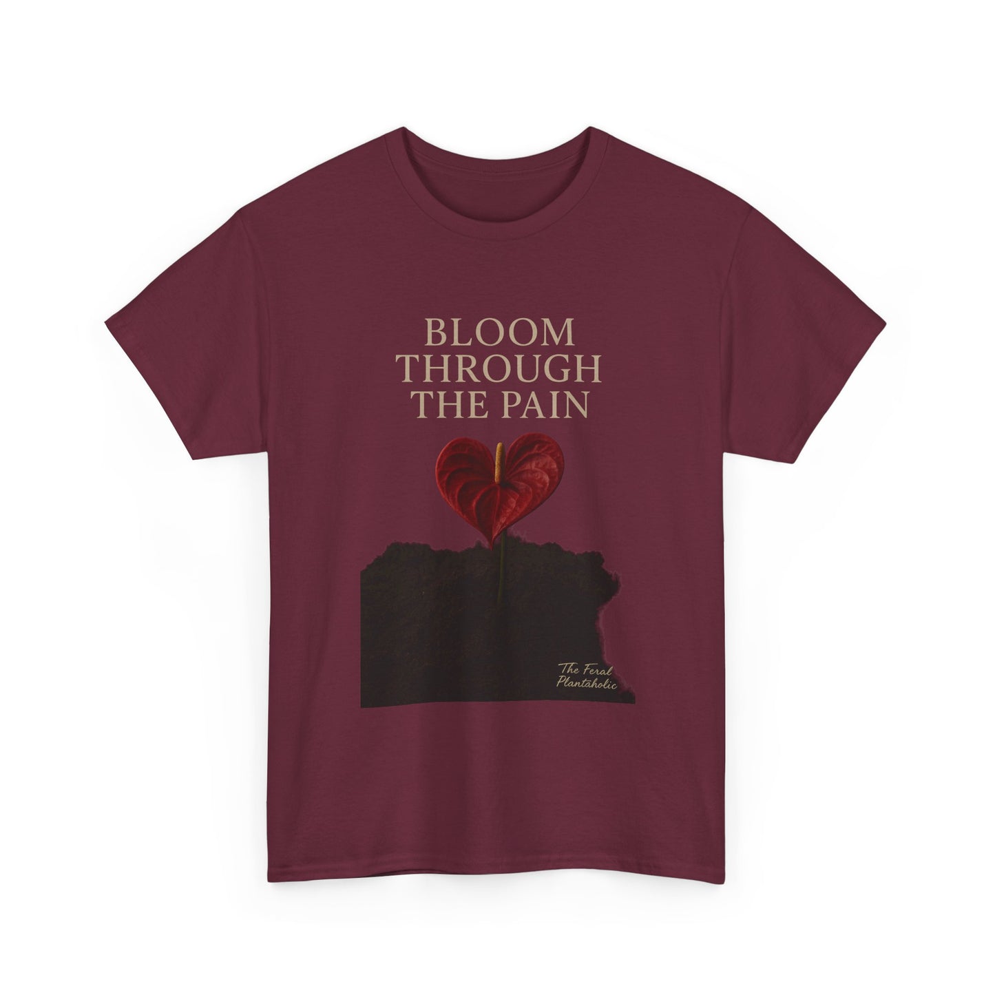 Bloom Through the Pain Unisex Heavy Cotton Tee | Inspirational Shirt, Motivational T-Shirt, Gift for Recovery, Grief Support, Mental [...]