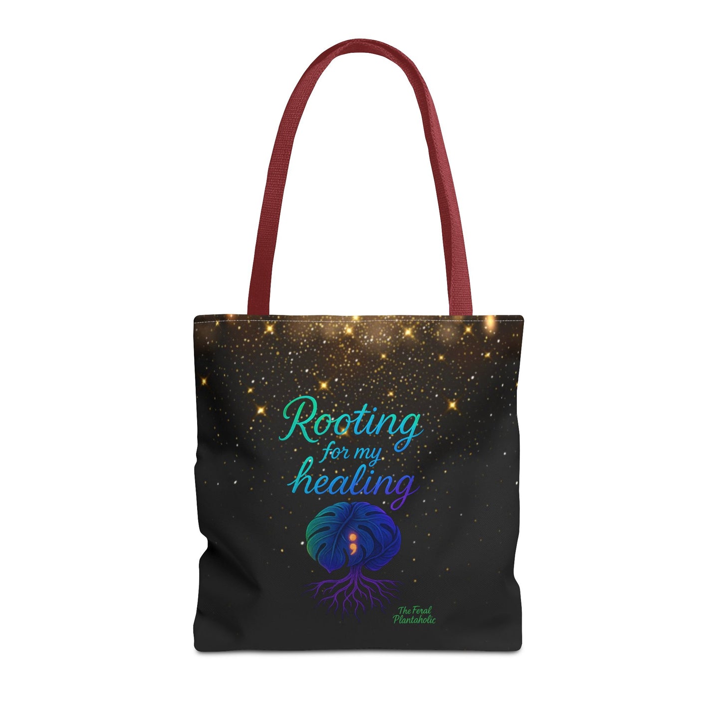 Healing Affirmation Tote Bag, Empowering Tote, Gift for Wellness, Inspirational Bag, Motivational Tote, Self-Care Accessory