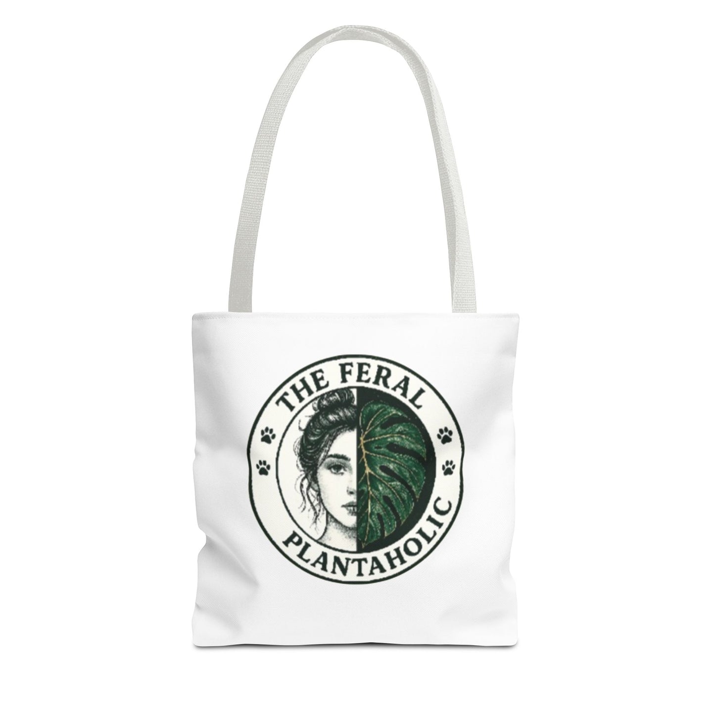Feral Plantaholic Tote Bag | Eco-Friendly Grocery Bag, Gift for Plant Lovers, Boho Style, Greenery Accessories