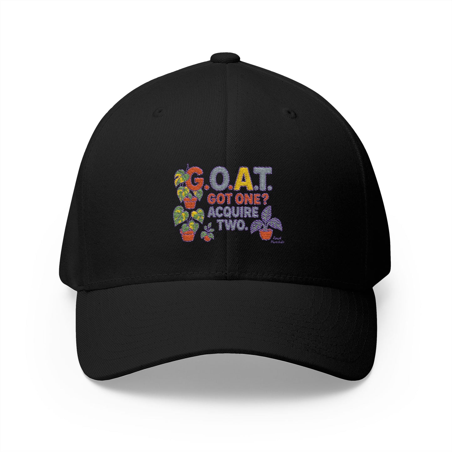 Embroidered Cap with Fun Design, Baseball Hat, G.O.A.T. Hat, Outdoor Gear, Gift for Sports Lovers, Adjustable Hat