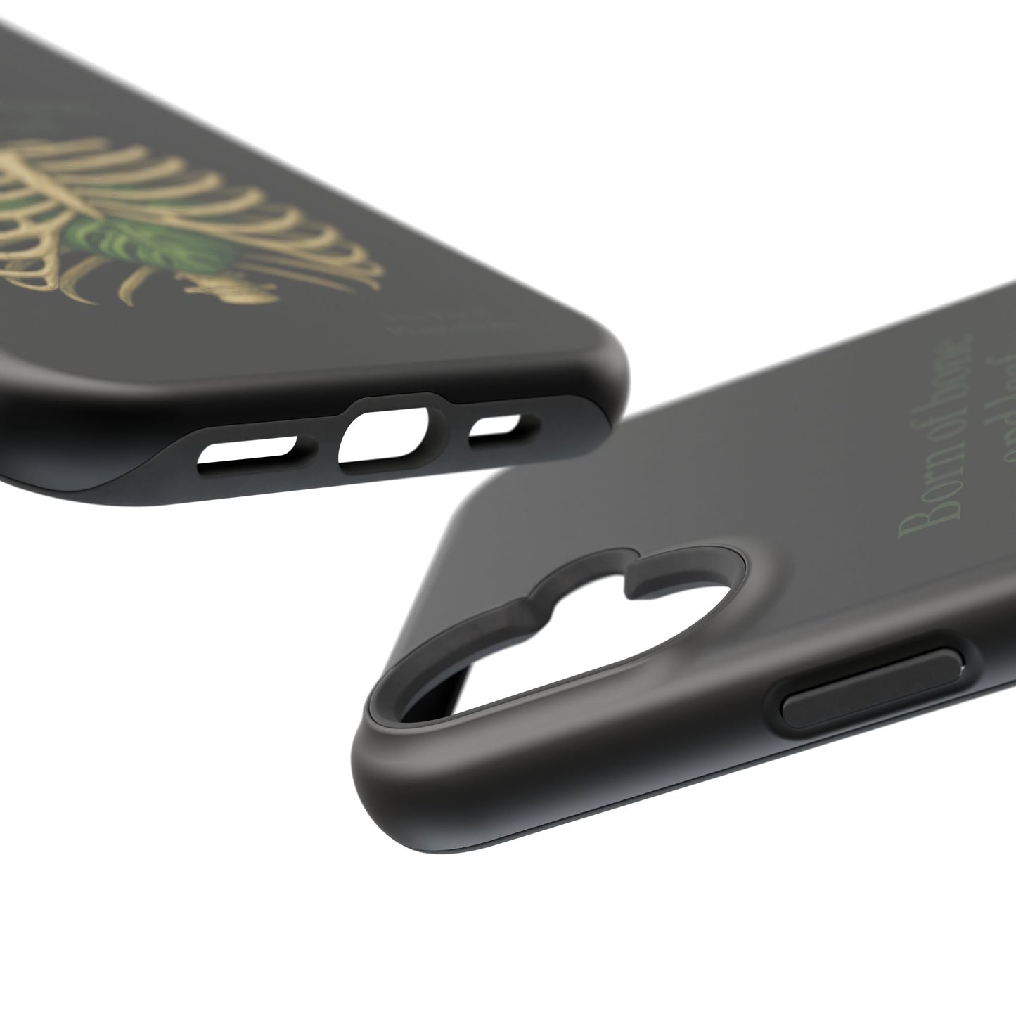 Born of Bone and Leaf Phone Case — Impact-Resistant iPhone Cover