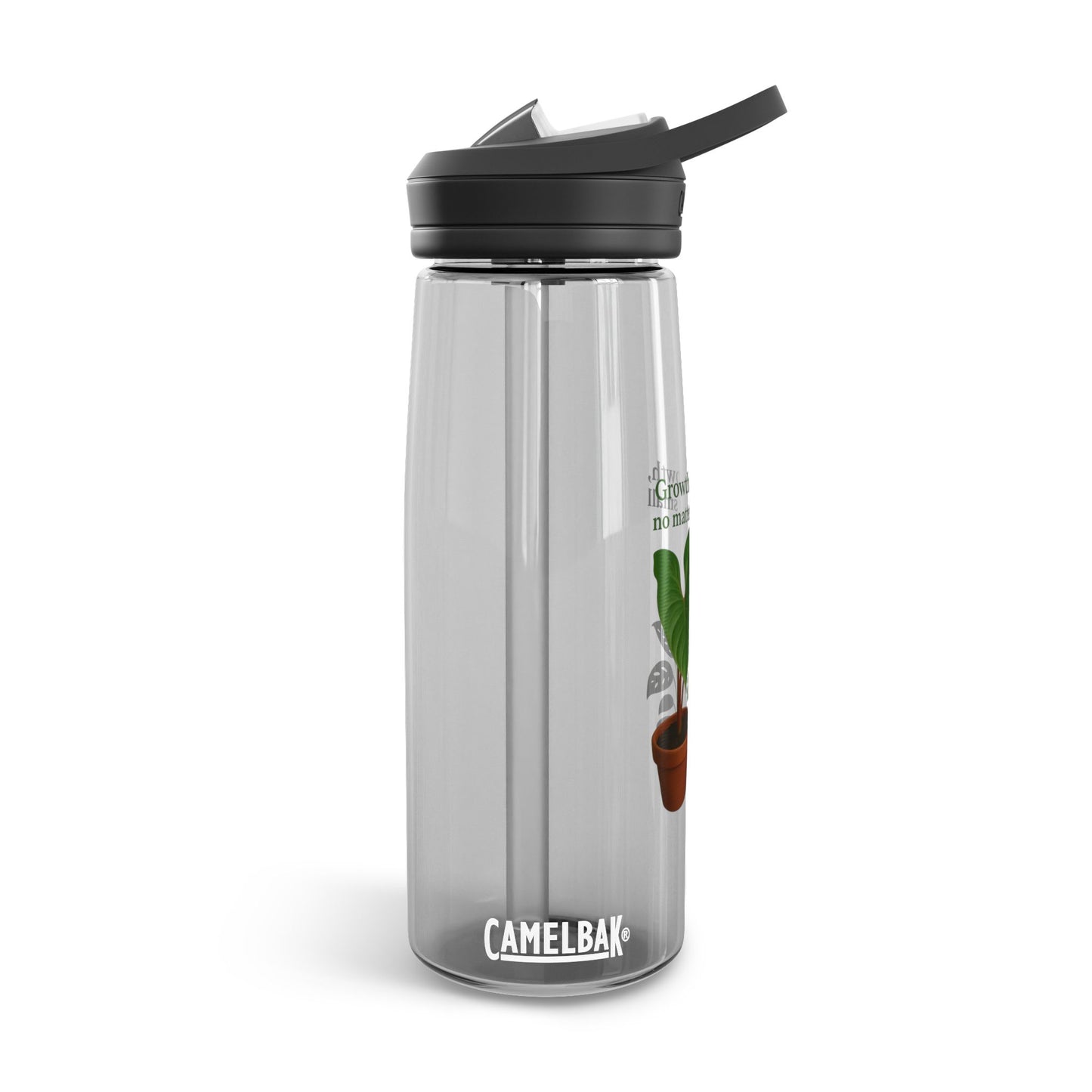 Growth-Themed Water Bottle | Eco-Friendly Hydration | Motivational Gift for Plant Lovers, Fitness Junkies, Eco-Conscious, Daily Use, Gym