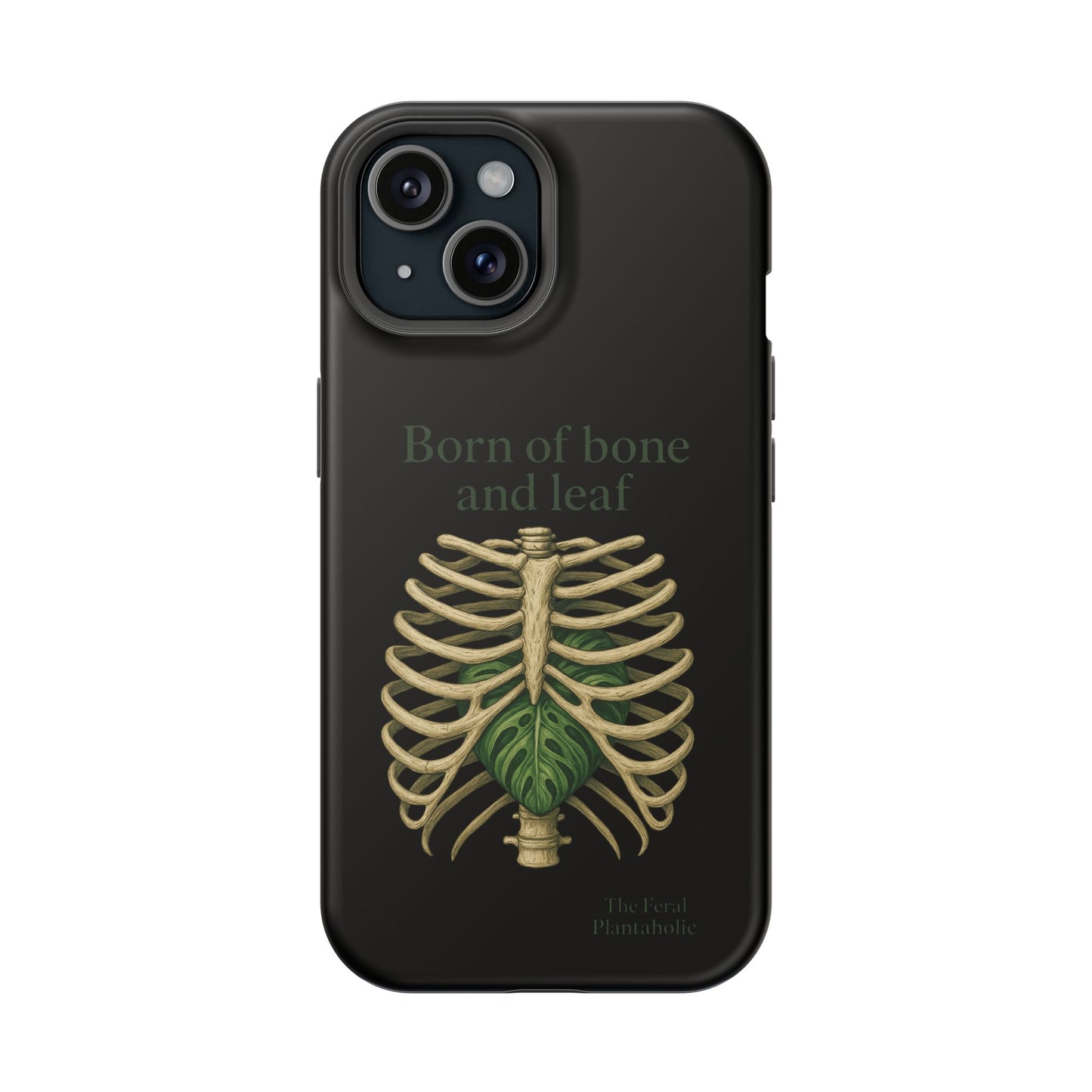 Born of Bone and Leaf Phone Case — Impact-Resistant iPhone Cover
