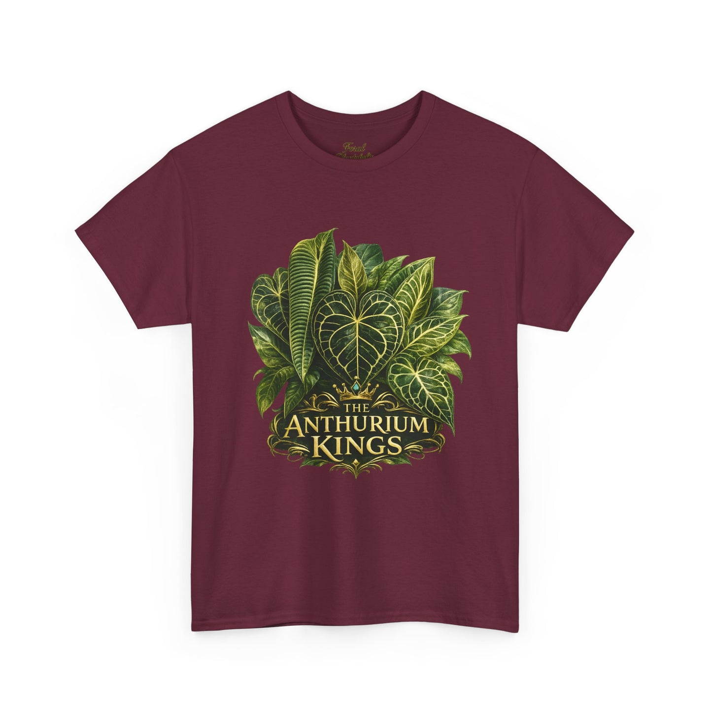 Anthurium Kings Tee — Botanical Green Leaf Plant Lover T-Shirt