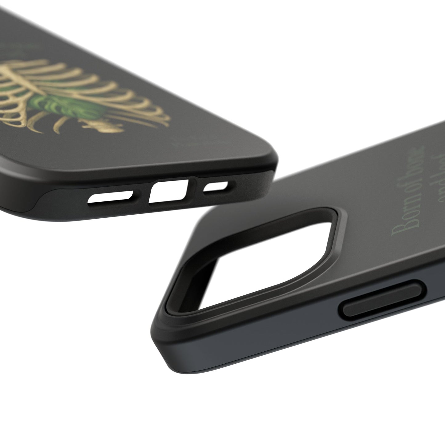 Born of Bone and Leaf Phone Case — Impact-Resistant iPhone Cover