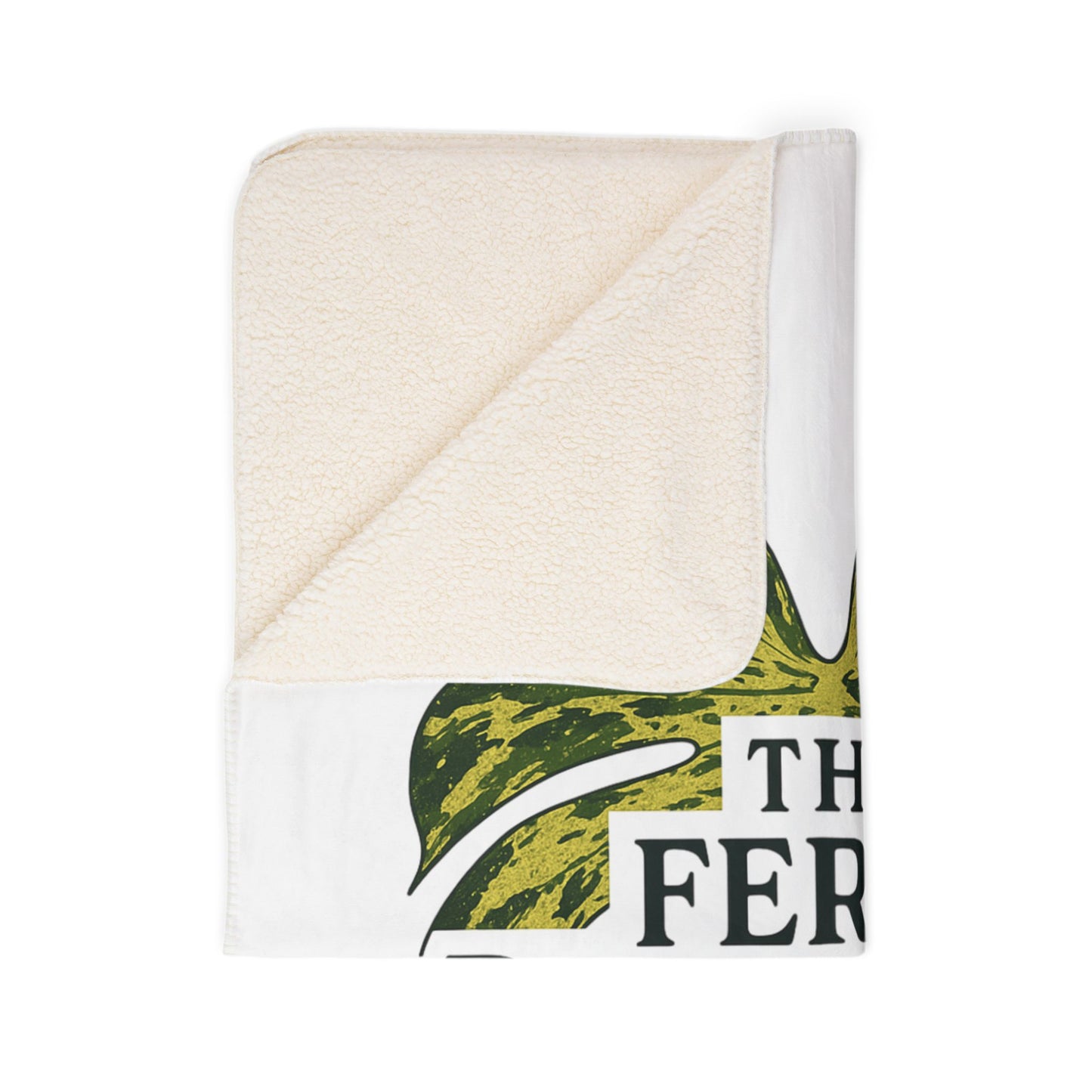 Fleece Sherpa Blanket with 'The Feral Plantaholic' Design, Cozy Gift for Plant Lovers, Ideal for Home Decor, Perfect for Any Occasion, [...]