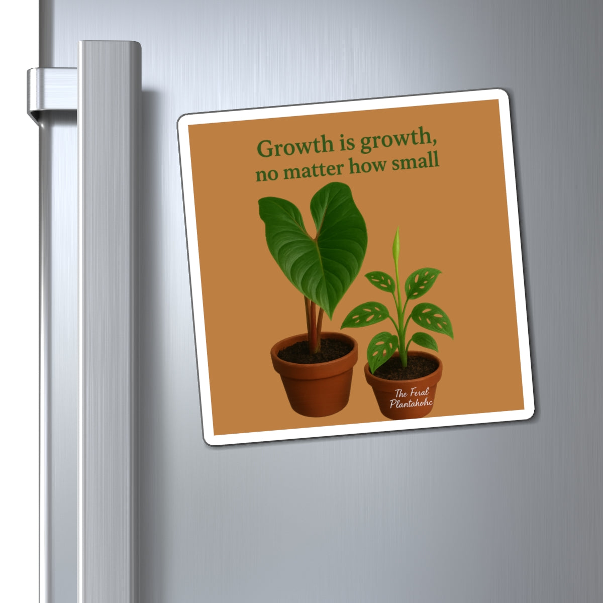 Inspirational Plant Magnets | Growth is Growth Decor | Kitchen, Home Office, Gardening Gifts, Eco-Friendly Souvenirs, Unique [...]
