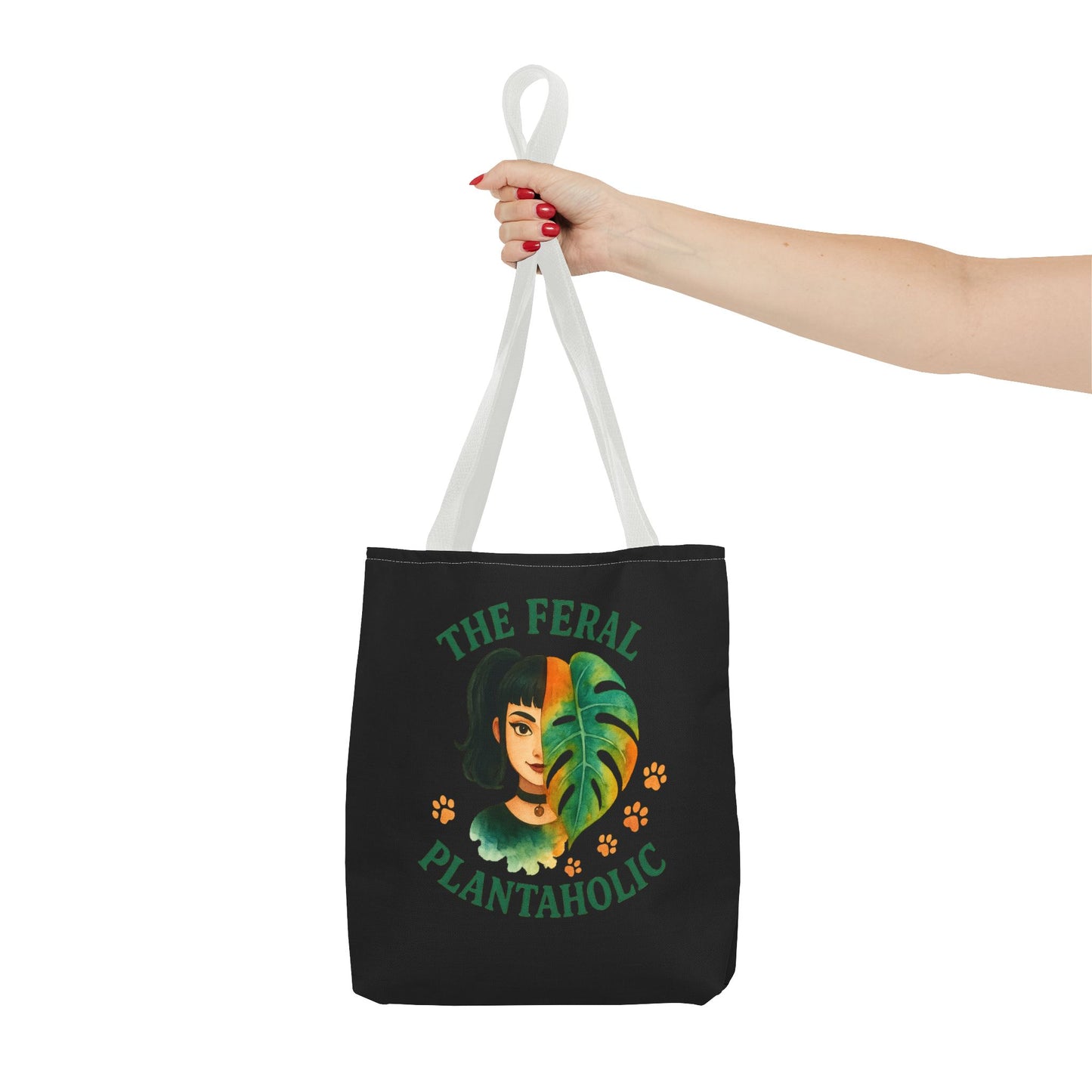 Feral Plantaholic Tote Bag - Eco-Friendly Shopper, Garden Lover Gift, Plant Enthusiast Bag, Botanical Art Tote, Green Thumb Accessory