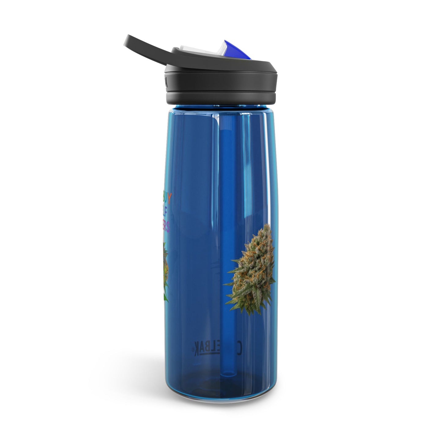 I Can Buy Myself Flowers CamelBak Water Bottle — 20/25oz Clear Motivational Hydration Bottle