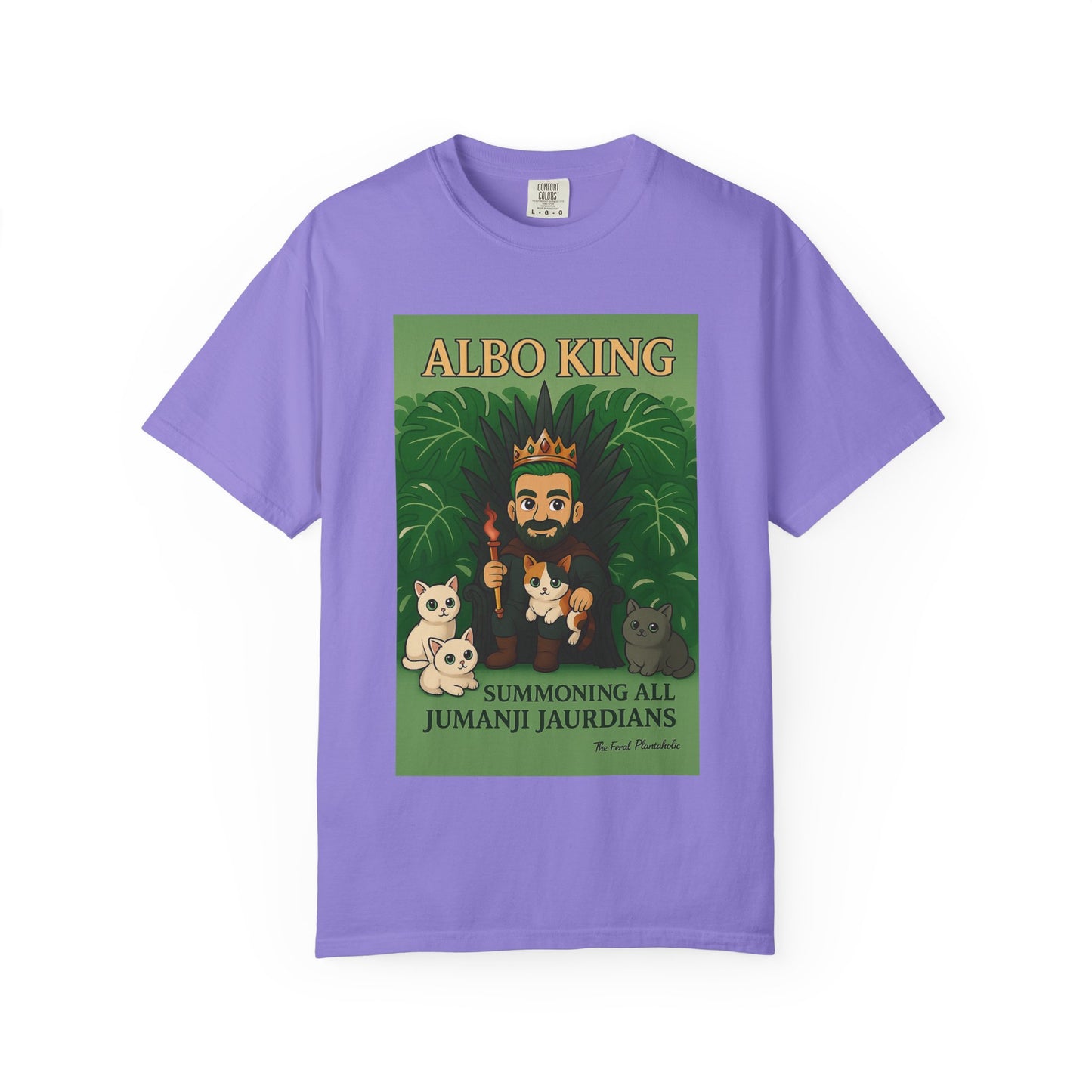 Albo King T-Shirt – "Summoning All Jumanji Jaurdians" Graphic Tee