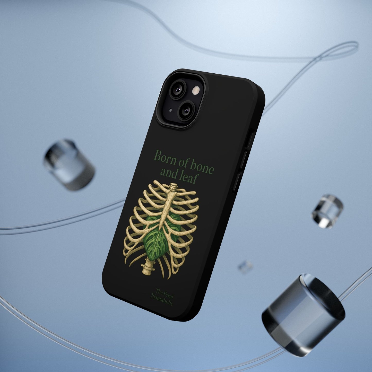 Born of Bone and Leaf Phone Case — Impact-Resistant iPhone Cover