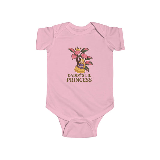 Daddy's Lil Princess Baby Bodysuit, Cute Infant Outfit, Baby Shower Gift, Newborn Outfit, Toddler Clothing, Adorable Baby Apparel