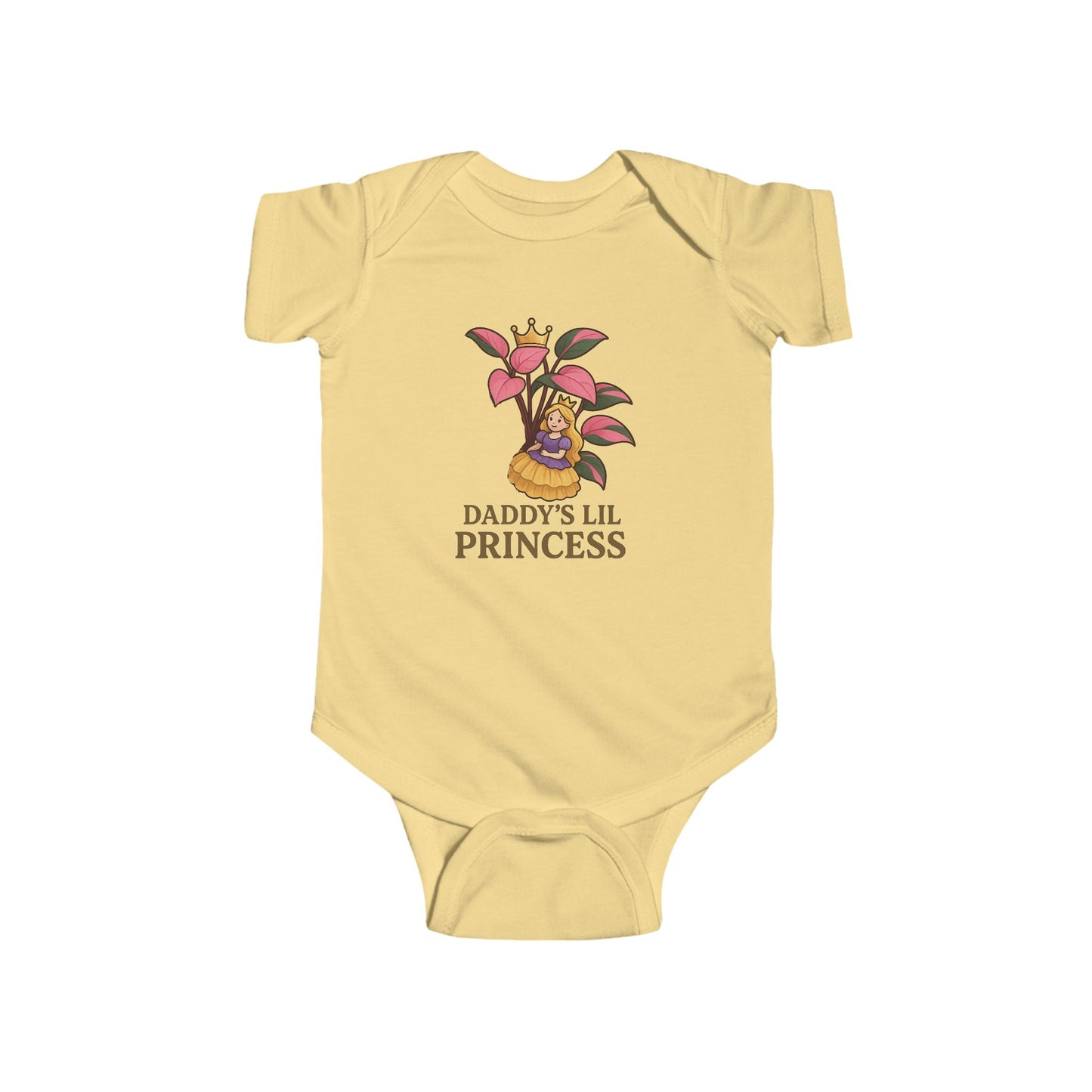 Daddy's Lil Princess Baby Bodysuit, Cute Infant Outfit, Baby Shower Gift, Newborn Outfit, Toddler Clothing, Adorable Baby Apparel
