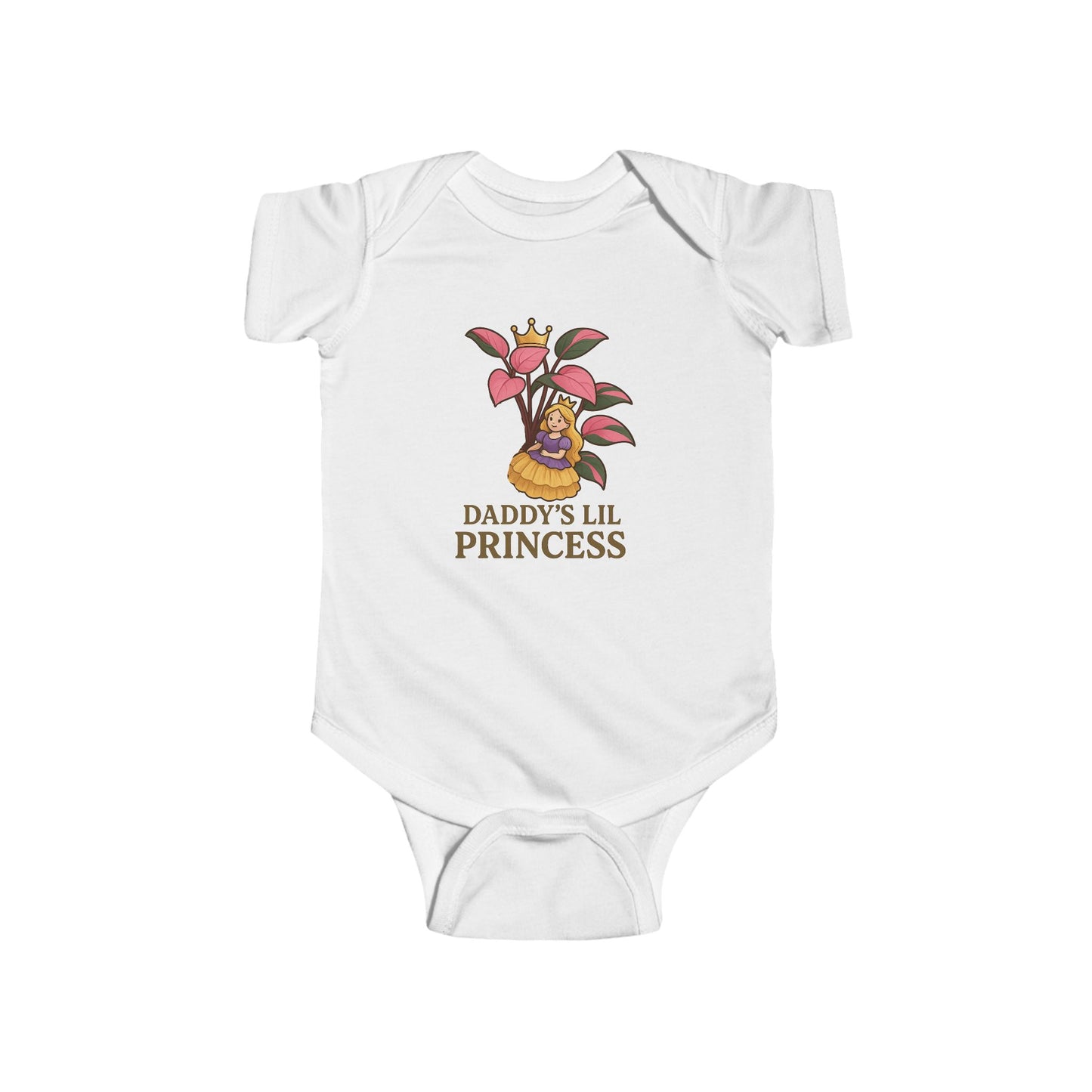 Daddy's Lil Princess Baby Bodysuit, Cute Infant Outfit, Baby Shower Gift, Newborn Outfit, Toddler Clothing, Adorable Baby Apparel