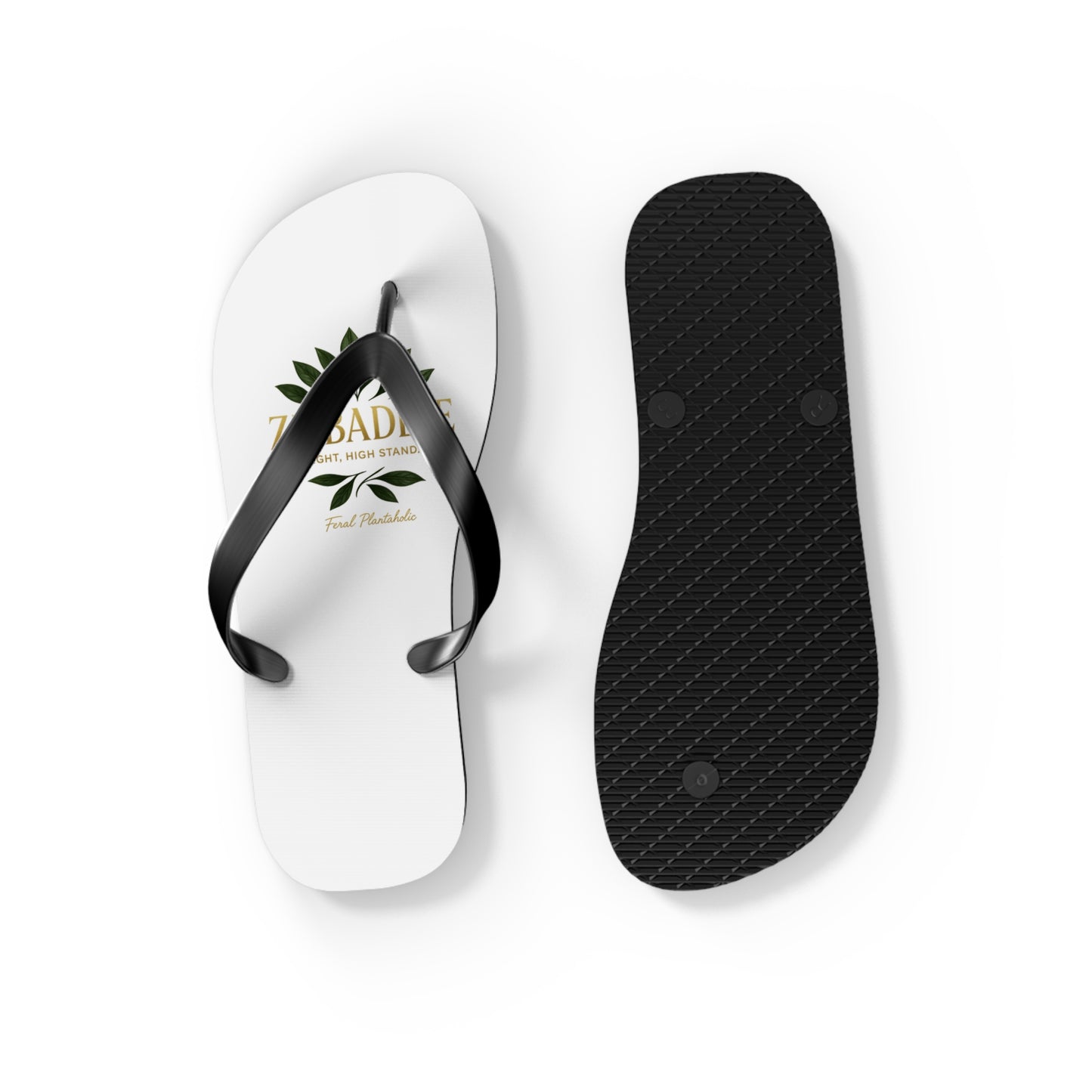 Tropical Flip Flops for Summer Vibes | Beachwear, Vacation Footwear, Casual Slippers, Outdoor Sandals, Custom Footwear