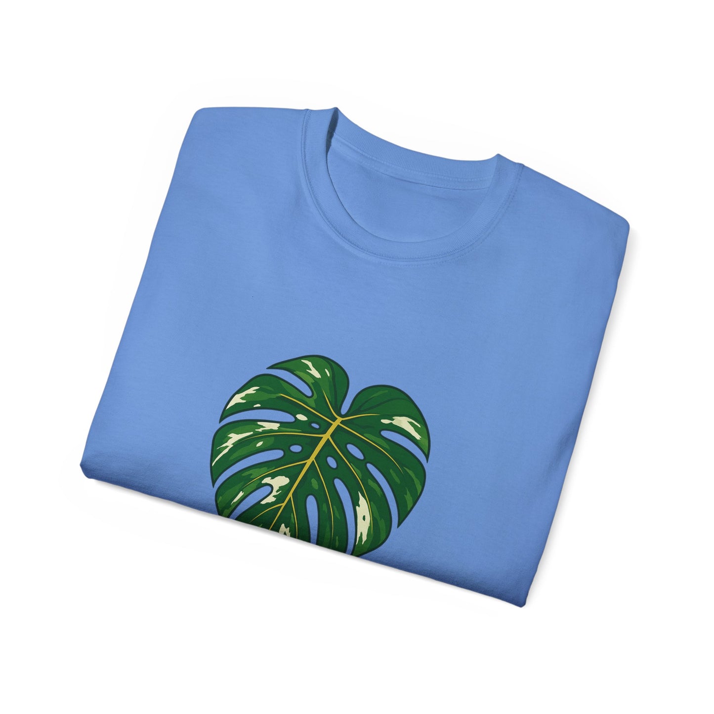 Monstera Energy Only Unisex Cotton Tee, Tropical Plant Tee, Nature Lover Shirt, Casual Summer Top, Eco-Friendly Gift, Botanical Graphic Tee