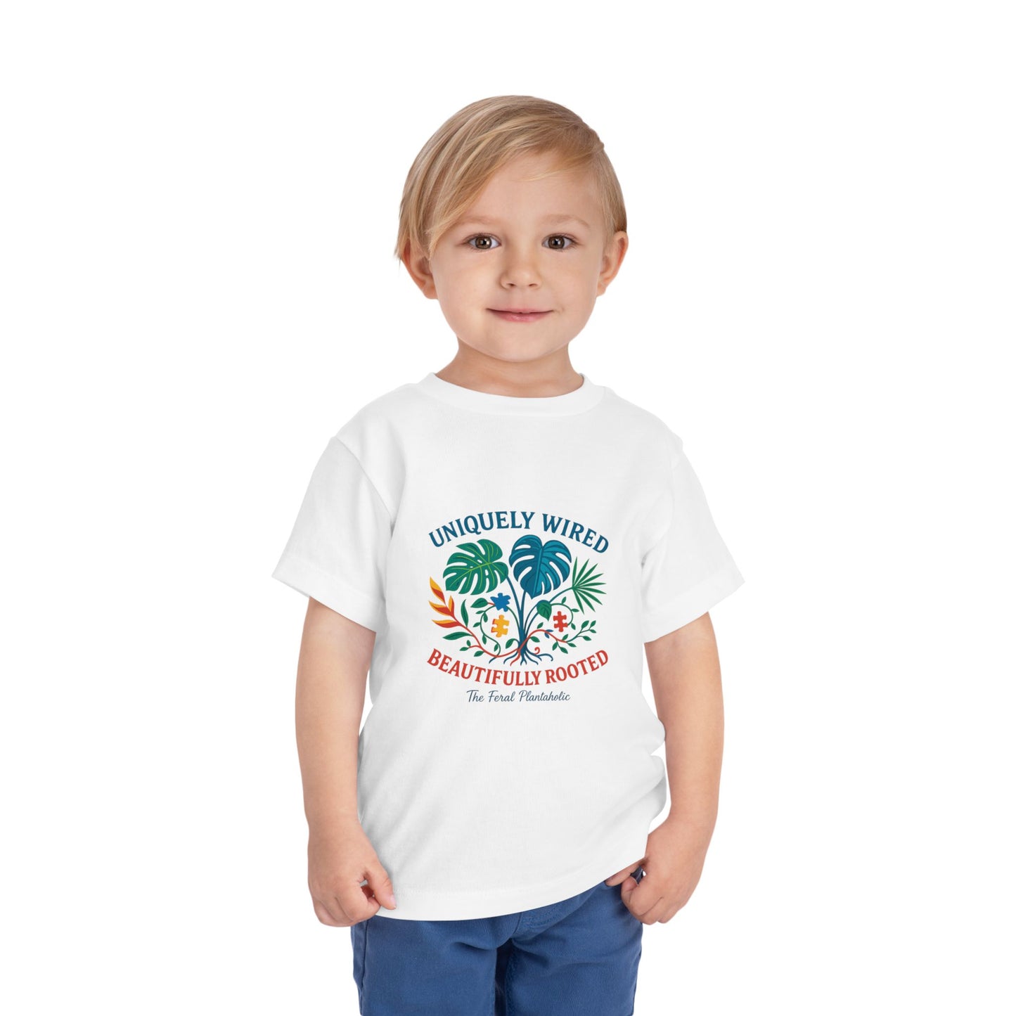 Tropical Vibes Toddler Tee - Uniquely Wired, Beautifully Rooted