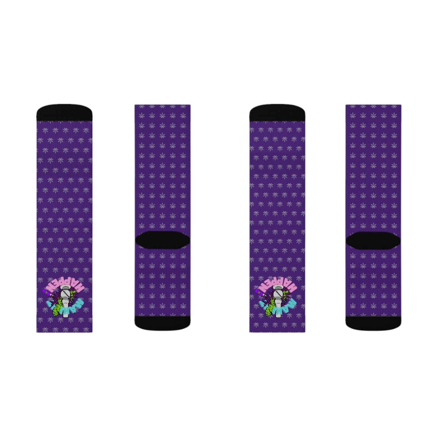 Make It Happen Weed Socks