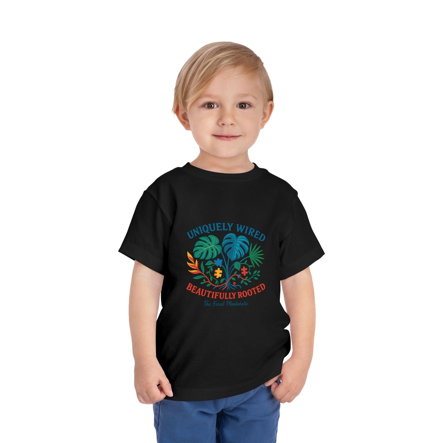 Tropical Vibes Toddler Tee - Uniquely Wired, Beautifully Rooted
