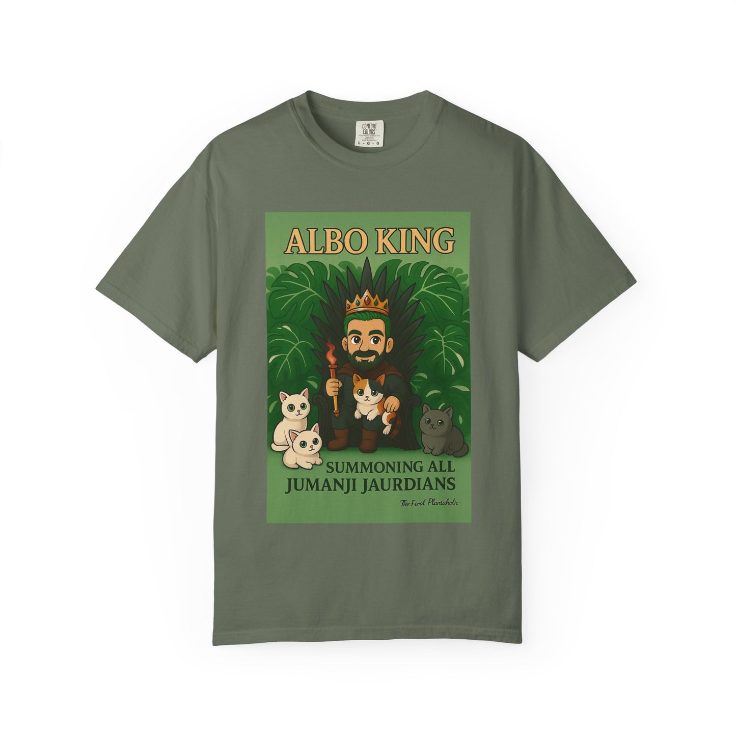 Albo King T-Shirt – "Summoning All Jumanji Jaurdians" Graphic Tee