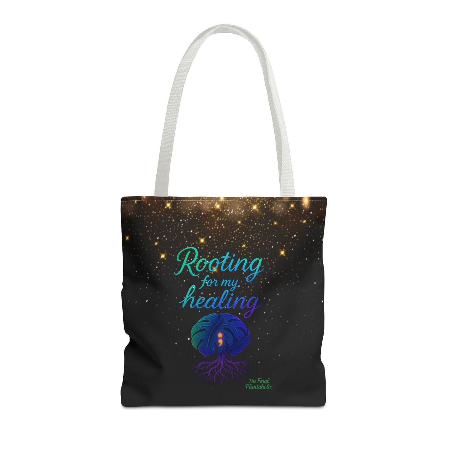 Healing Affirmation Tote Bag, Empowering Tote, Gift for Wellness, Inspirational Bag, Motivational Tote, Self-Care Accessory