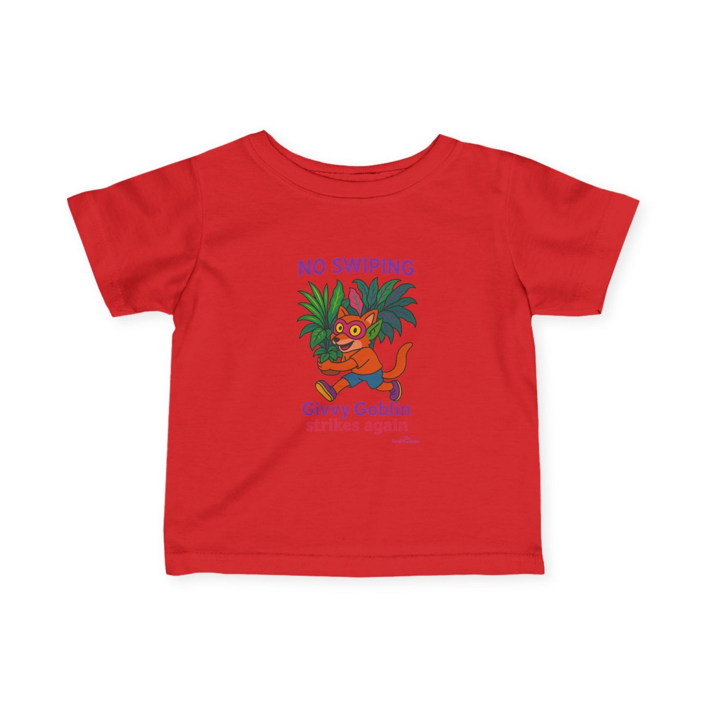 Playful Infant Tee with Goblin Design, Cute Baby Shirt, Fun Toddler Top, Gift for Kids, Nursery Decor, Playful Clothing