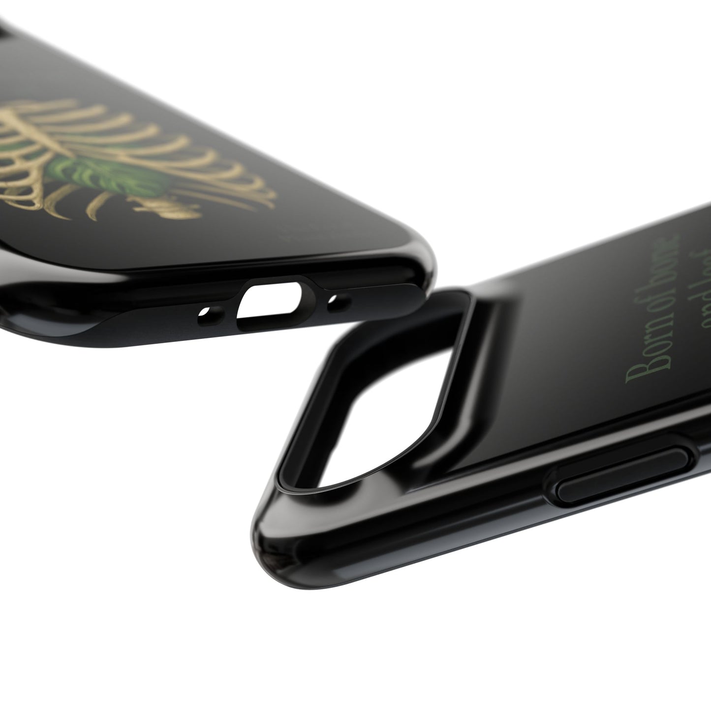 Born of Bone and Leaf Phone Case — Impact-Resistant iPhone Cover