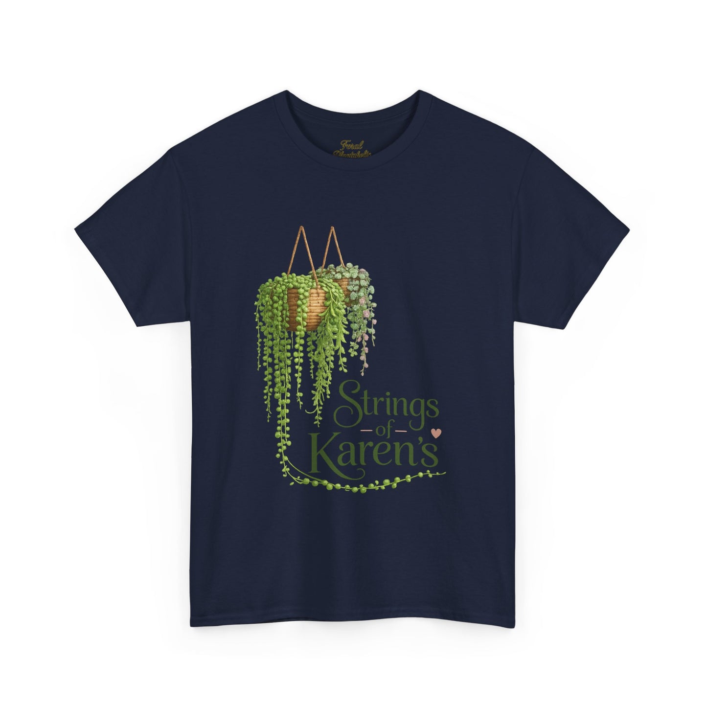 Strings of Karen's Plant Lover T‑Shirt — Hanging Pothos Graphic Tee