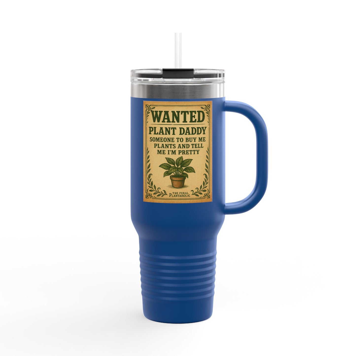 Wanted Plant Daddy Insulated Travel Mug, 40oz - Perfect Gift for Plant Lovers, Gardening Enthusiasts, Mother's Day, Father's Day, [...]