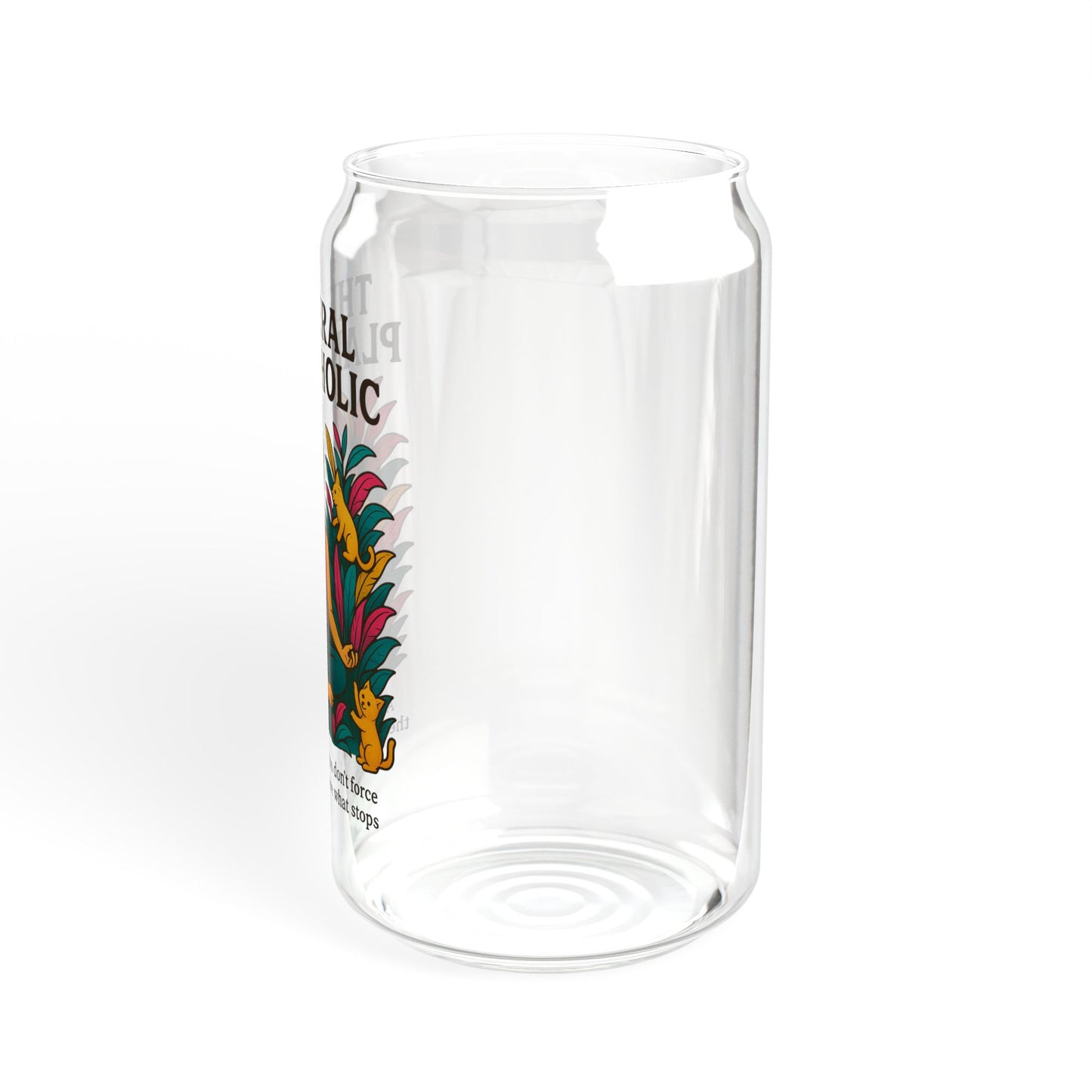 Eco-Friendly Sipper Glass | The Feral Plantaholic | Ideal for Plant Lovers, Gifts, Events, Sustainable Living