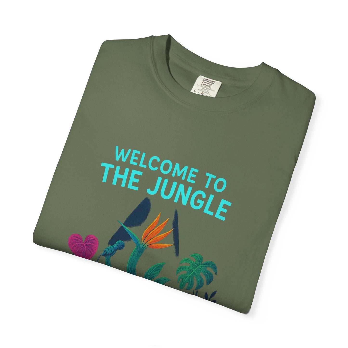 Welcome to the Jungle T-Shirt - Vibrant Unisex Tees for Nature Lovers, Music Festivals, Summer, Gifts, Eco-Friendly Fashion