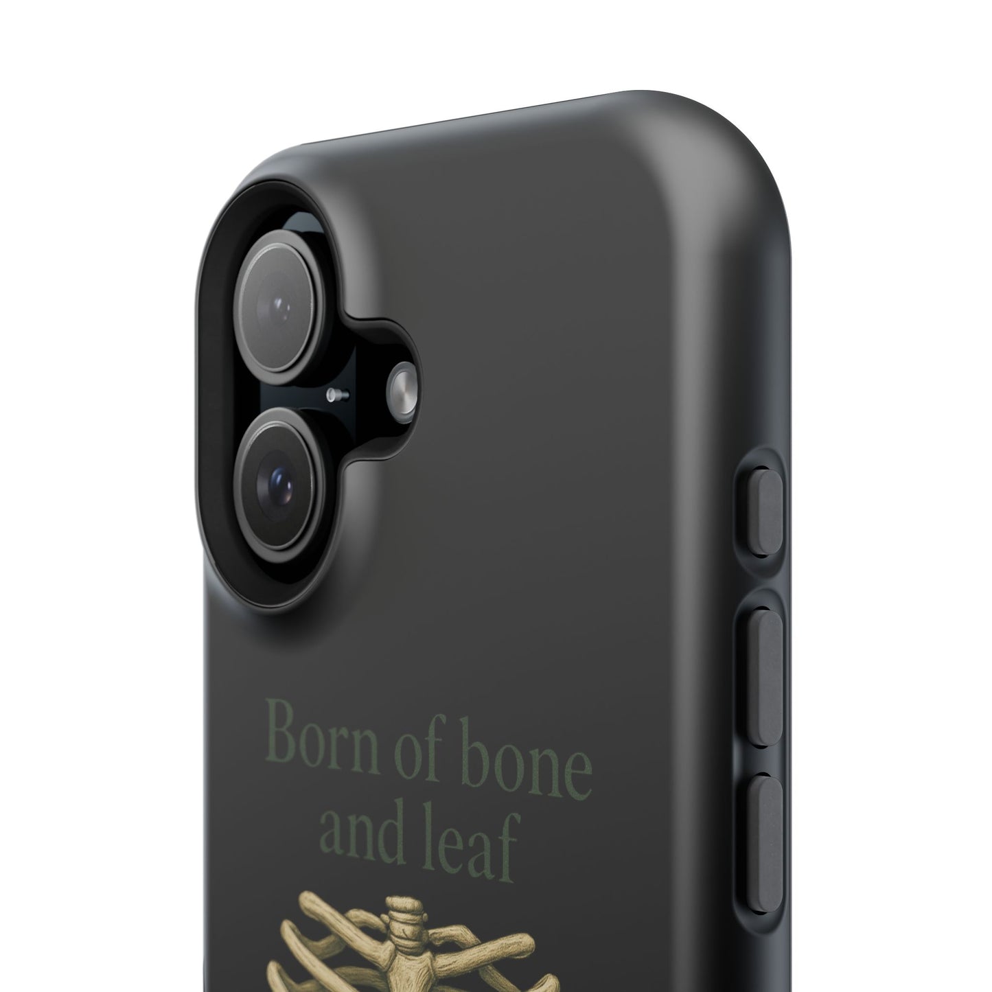 Born of Bone and Leaf Phone Case — Impact-Resistant iPhone Cover